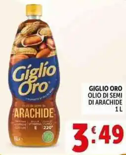 Deco Supermercati Giglio oro olio di semi di arachide offerta