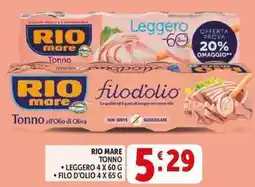 Deco Supermercati Rio mare tonno leggero offerta