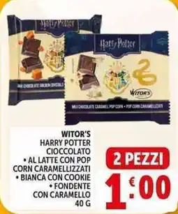 Deco Supermercati Witor's harry potter cioccolato offerta