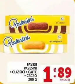 Deco Supermercati Pavesi pavesini offerta