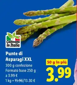 Lidl Punte di Asparagi XXL offerta