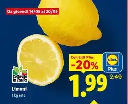 Lidl Limoni offerta