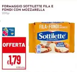 Pan Formaggio sottilette fila e fondi con mozzarella offerta