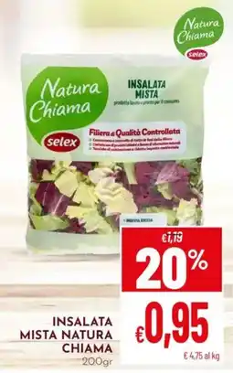 Pan Insalata mista natura chiama offerta