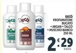 Deco Supermercati Decò profumatore bucato offerta