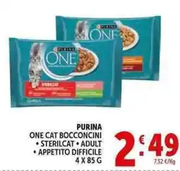 Deco Supermercati Purina one cat bocconcini offerta