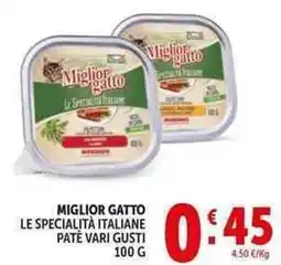 Deco Supermercati Miglior gatto le specialità italiane pate offerta