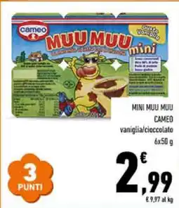 Conad MINI MUU MUU CAMEO offerta