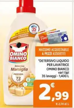 Conad Omino Bianco Detersivo Marsiglia offerta