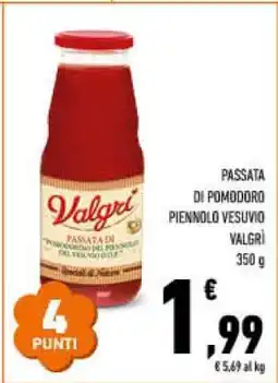 Conad Passata di Pomodoro Piennolo Vesuvio Valgrì offerta