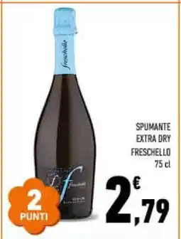 Conad Spumante Extra Dry Freschello offerta