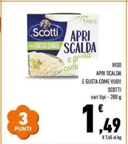 Conad RISO APRI SCALDA E GUSTA COME VUOI! offerta