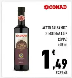 Conad ACETO BALSAMICO DI MODENA I.G.P offerta