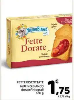 Conad Fette Biscottate Mulino Bianco offerta