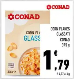 Conad CORN FLAKES GLASSATI CONAD offerta