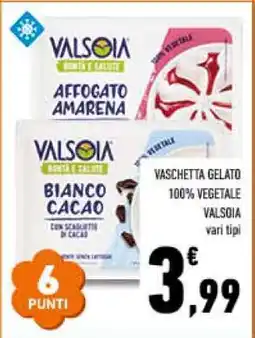 Conad VASCHETTA GELATO 100% VEGETALE VALSOIA offerta