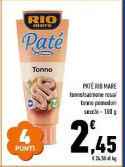 Conad Paté RIO MARE offerta