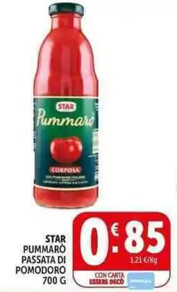 Deco Supermercati Star pummarò passata di pomodoro offerta