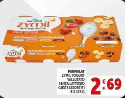 Deco Supermercati Parmalat zymil syogurt vellutato senza lattosio offerta