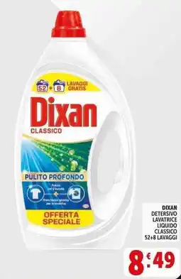 Deco Supermercati Dixan detersivo lavatrice liquido classico offerta