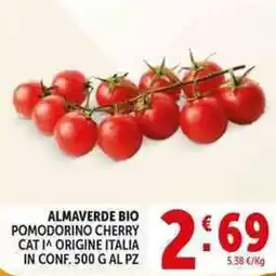 Deco Supermercati Almaverde bio pomodorino cherry cat ia origine italia in conf. offerta