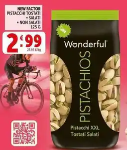 Deco Supermercati New factor pistacchi tostati offerta