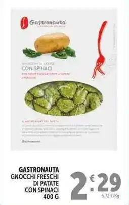 Deco Supermercati Gastronauta gnocchi freschi di patate con spinaci offerta