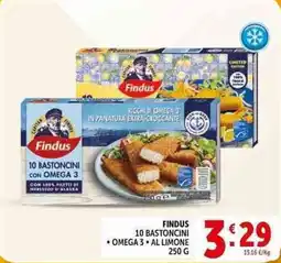 Deco Supermercati Findus 10 bastoncini offerta