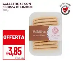 Pan Gallettinas con scorza di limone offerta