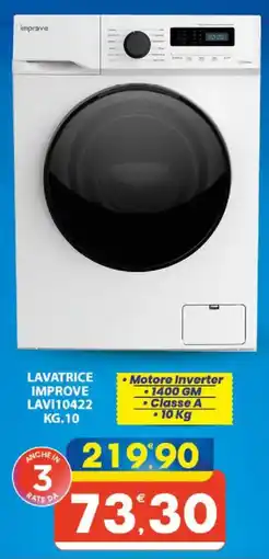 Interspar LAVATRICE IMPROVE LAVI10422 offerta