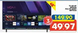 Interspar TV LED 40" IMPROVE FULL HD SMART offerta
