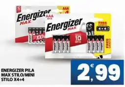 Interspar Energizer pila max stilo/mini stilo offerta