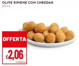 Pan Olive ripiene con cheddar offerta