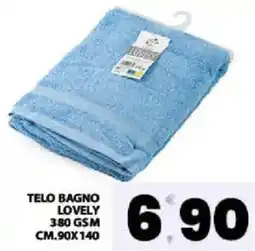 Interspar Telo bagno lovely 380 gsm offerta