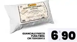 Interspar Guanciale fiocco pura fibra cm 75x45xh15 offerta