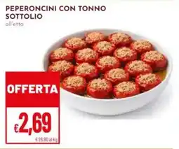 Pan Peperoncini con tonno sottolio offerta