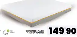 Interspar Materasso 2 piazze 4 season dual H22 offerta
