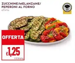 Pan Zucchine/melanzane/ peperoni al forno offerta