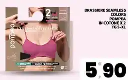 Interspar Brassiere seamless colors pompea in cotone x 2 offerta