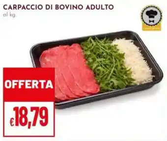 Pan Carpaccio di bovino adulto offerta