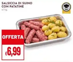 Pan Salsiccia di suino con patatine offerta