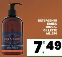 Interspar Detergente barba king C. GILLETTE offerta