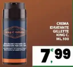 Interspar Crema idratante GILLETTE KING C. offerta