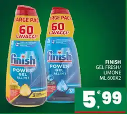 Interspar Finish gel fresh/ limone offerta