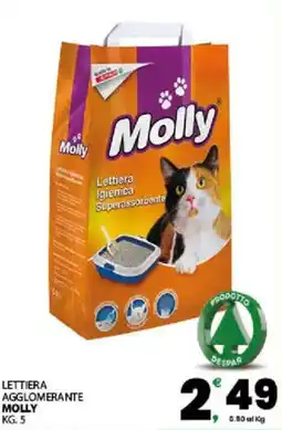 Interspar Lettiera agglomerante MOLLY offerta