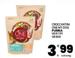 Interspar Croccantini one my dog PURINA offerta