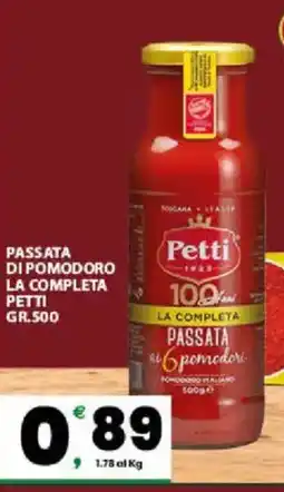 Interspar Passata di pomodoro la completa PETTI offerta