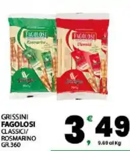 Interspar Grissini fagolosi classici/ rosmarino offerta
