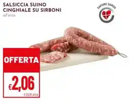 Pan Salsiccia suino cinghiale su sirboni offerta