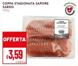 Pan Coppa stagionata sapore sardo offerta